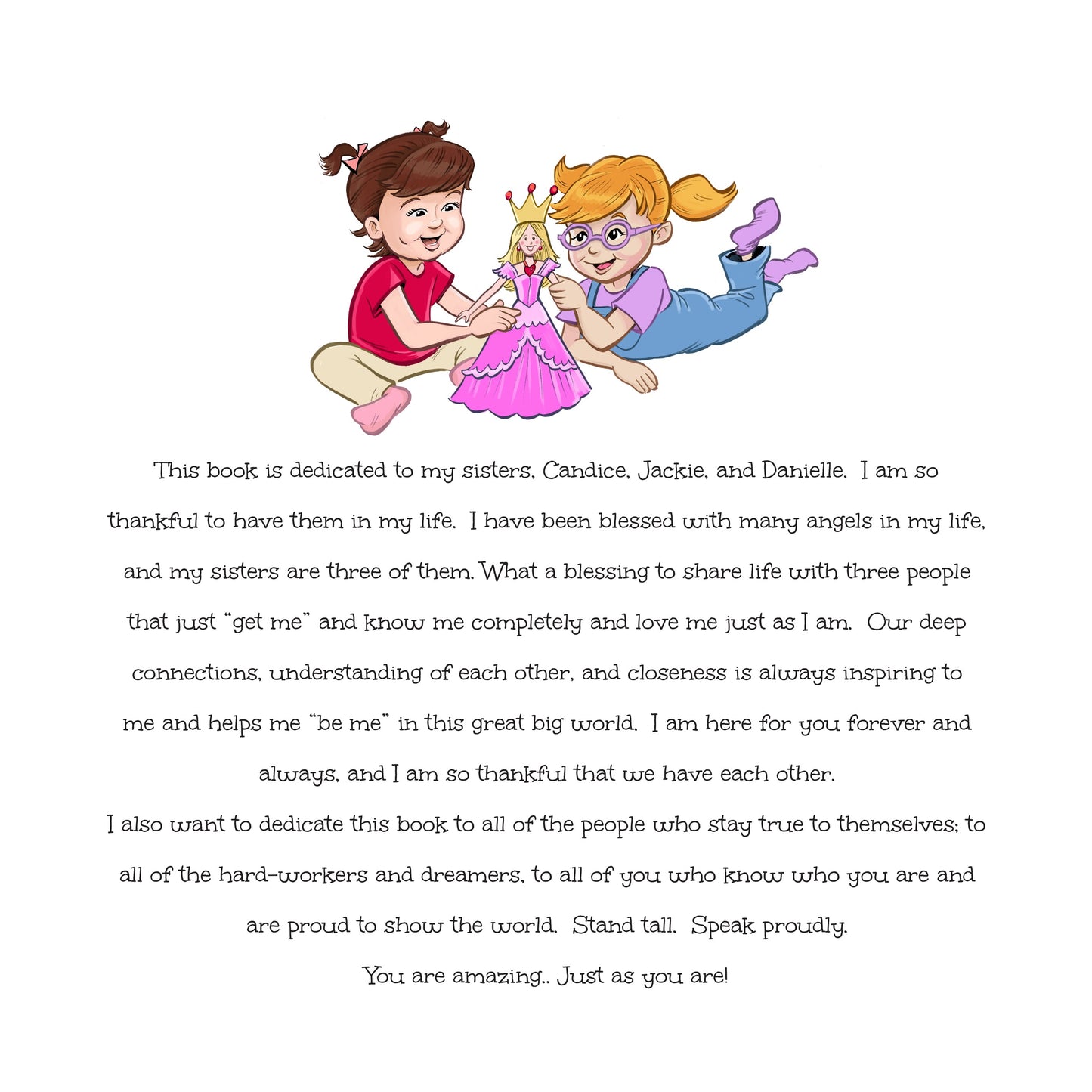 Preview page from Lauren Grabois Fischer's children's books, showcasing heartfelt stories and vibrant illustrations promoting kindness, inclusion, and positivity for young readers