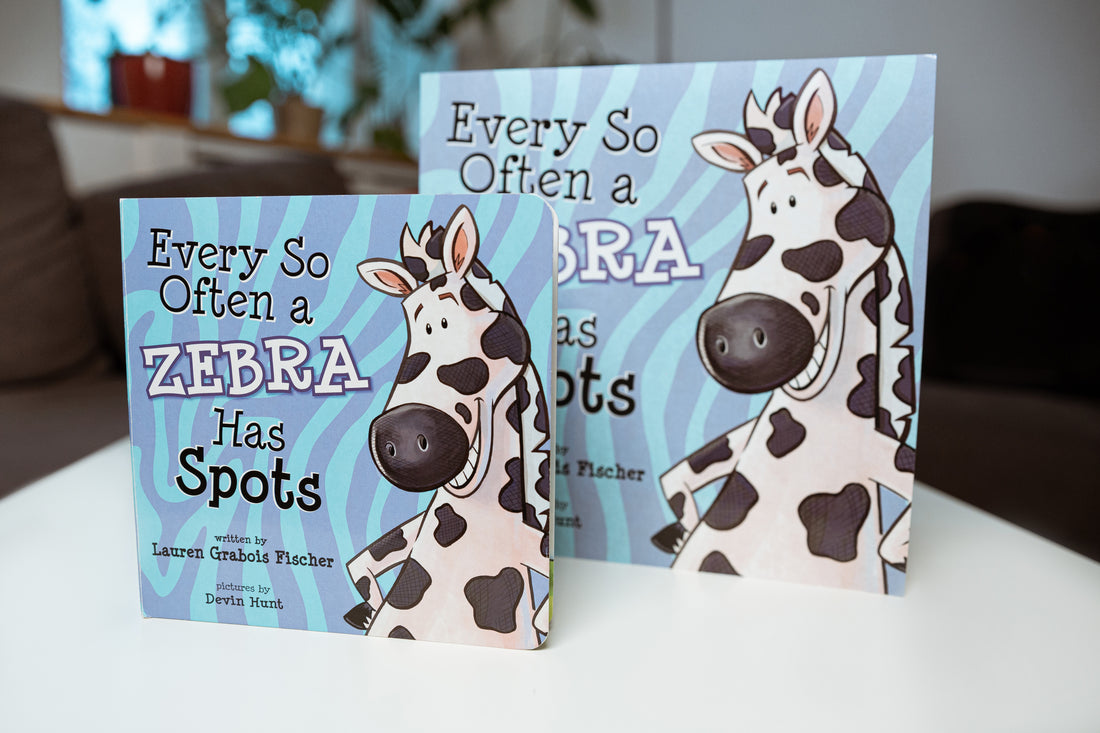 Our 3rd Book is Here ... Every So Often A Zebra Has Spots